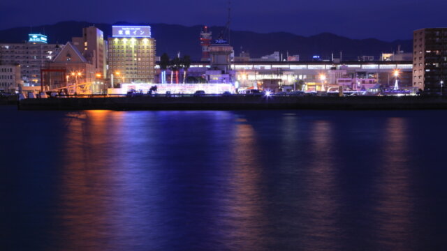徳山港の夜景