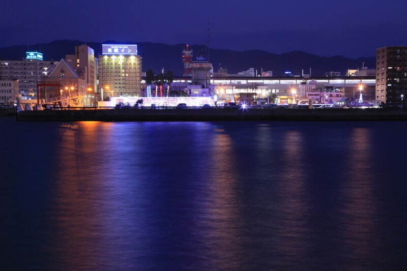 徳山港の夜景